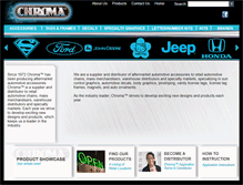 Tablet Screenshot of chroma-graphics.com